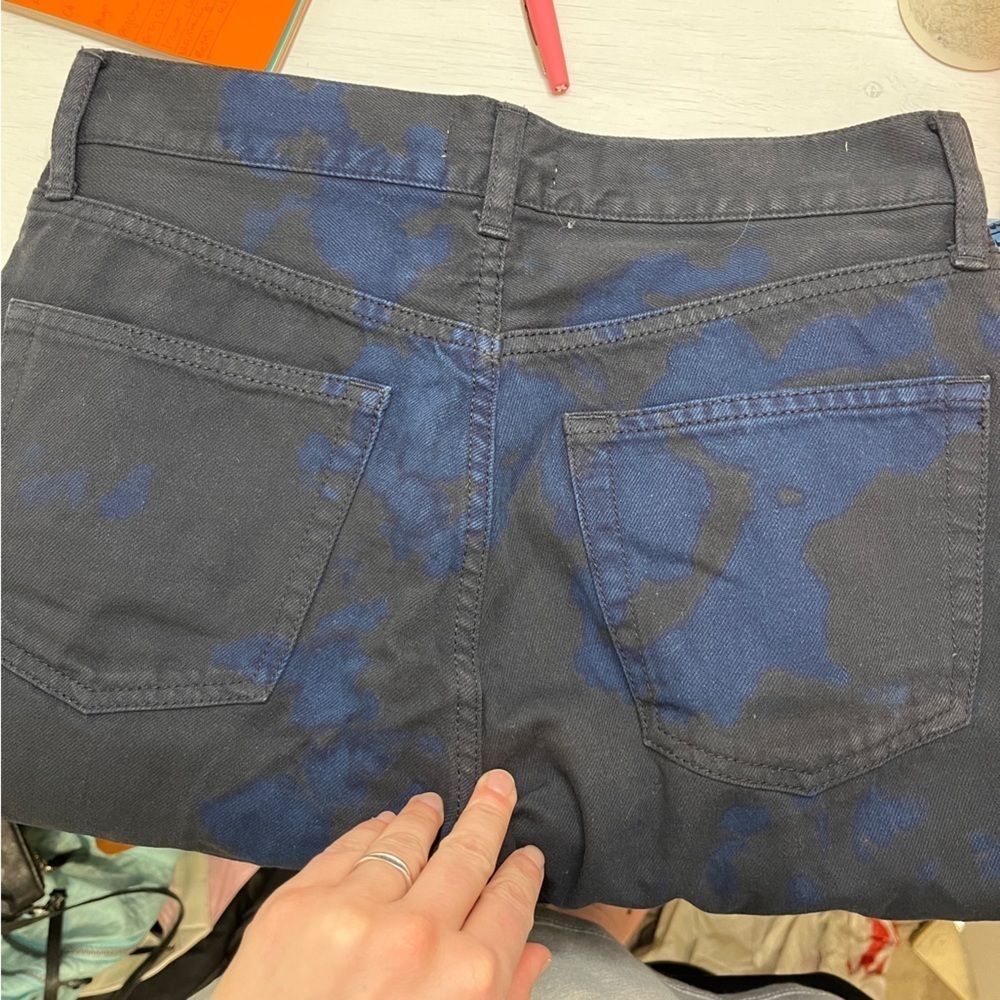 John Elliot RARE! Double Dye Riley Crop Jean Raw Hem, Sold Out, sz 25 - Picture 9 of 12